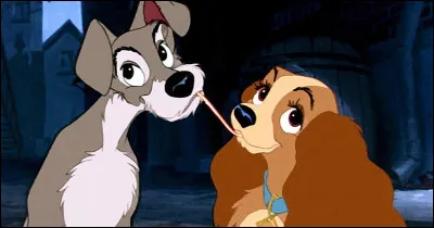 Dans "La Belle et le Clochard", quel plat Belle et Clochard partagent-ils dans la scène mythique du baiser ?