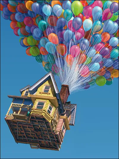 Faire voler ta maison avec des ballons : qu'en penses-tu ?