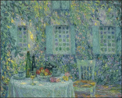 Je vous présente ici une uvre d'Henri Le Sidaner, peintre pas forcément connu de tous. Bien qu'il soit apparenté au post-impressionnisme, quelle technique emploie-t-il ?