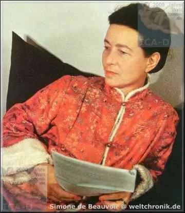 Cet crivain franais fut la compagne de Sartre.