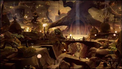 J'ai été guidé par la princesse Sélénia et son frère Bétamèche dans cette grande salle au coeur de leur royaume. Où suis-je ?