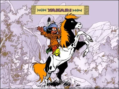 Dans cette bande dessinée suisse, comment s'appelle l'inséparable monture de Yakari ?
