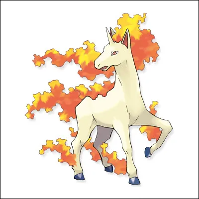 Voici Galopa, un célèbre Pokémon équin créé en 1996 dont la crinière est une flamme. Quel Pokémon évolue en Galopa ?