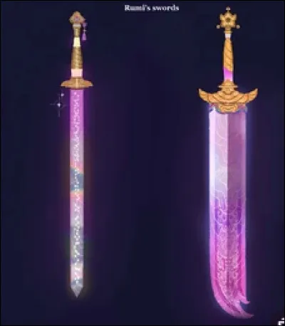 Quel est le nom de l'arme de Rumi ?