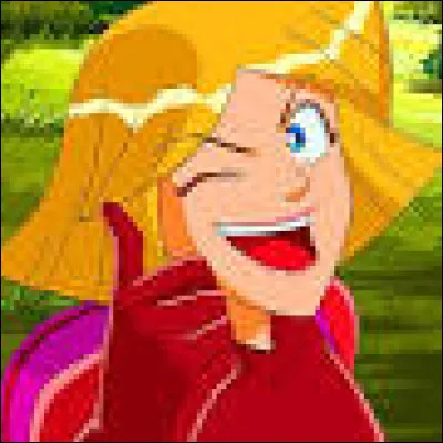 Comment s'appelle cette personne, qui est la plus coquette dans "Totally Spies !" ?