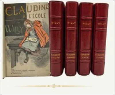 Qui a écrit la série littéraire "Claudine" ?