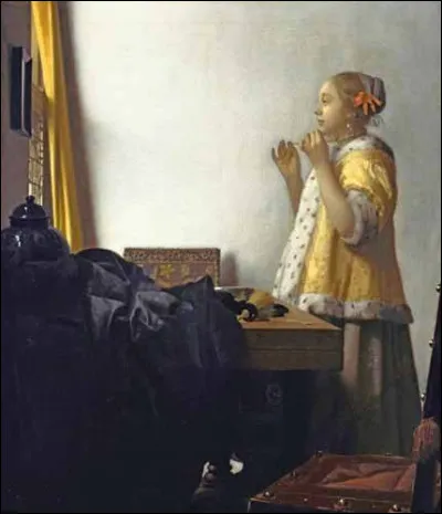 "La Dame au collier de perles" est l'oeuvre de quel artiste peintre ?