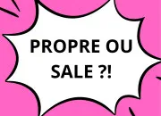 Test Es-tu propre ou sale ?