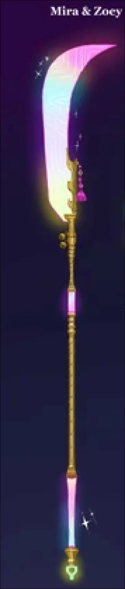 Quel est le nom de l'arme de Mira ?