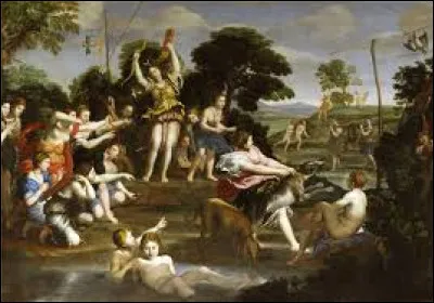 Parmi ces trois artistes baroques italiens, lequel a réalisé cette peinture mythologique intitulée ''La Chasse de Diane'', également connue sous le nom de ''Le Concours de tir à larc de Diane et de ses nymphes'', ou encore ''Diane et ses Nymphes'' ou ''Le Triomphe de Diane'' ?