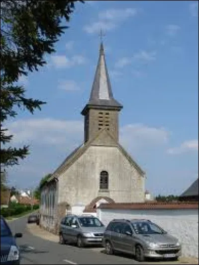 Voici l'église de la Nativité-de-Notre-Dame, à Lépine. Village de l'arrondissement de Montreuil-sur-Mer, il se situe en région ...