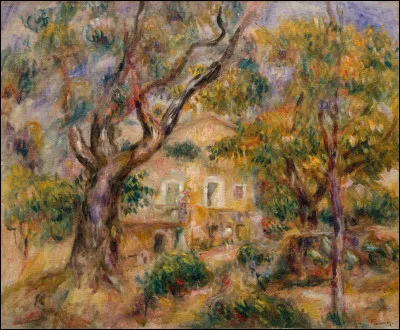 Art : Quel peintre a représenté sa demeure "Le Domaine des Collettes à Cagnes-sur-Mer" en 1908 ?