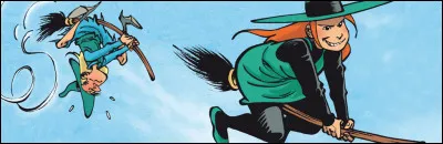 Bandes dessinées : Comment s'appelle la jeune sorcière dans la bande dessinée éponyme créée par François Gilson et Clarke ?