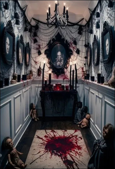 Ce couloir là n'a pas vraiment l'air plus hospitalier : les murs sont couverts de griffures profondes, comme si quelquun avait ___ de séchapper à mains nues. Espérons que ce se sera pas notre cas !