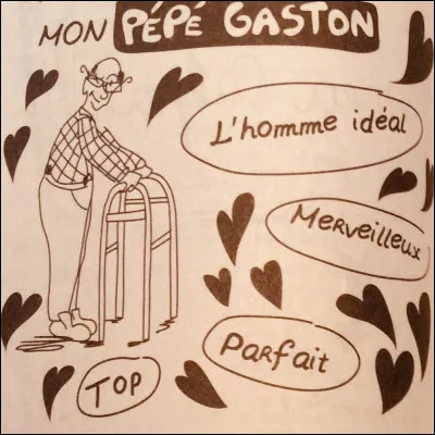 Son papy l'appelle :