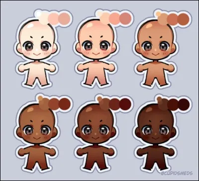 De quelle couleur est ta magnifique peau ?