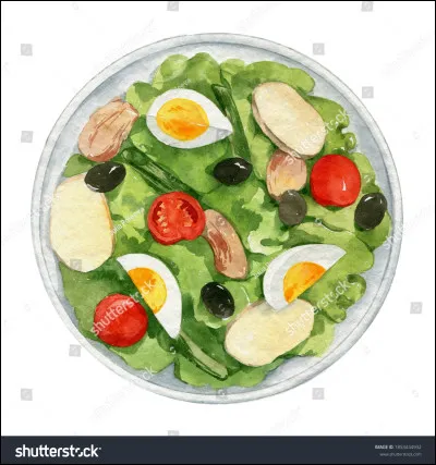 On met toujours des olives vertes dans la salade niçoise !