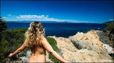 Quelle île d'Hyères est principalement un site militaire mais où se trouve aussi un domaine naturiste privé ouvert au public ?