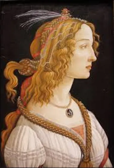 Remontons le temps. De quel artiste de la première Renaissance Simonetta Vespucci (1453-1476) était-elle la muse ?