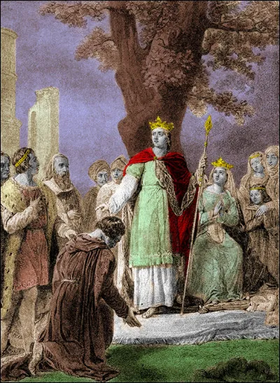 Louis IX, surnommé "Saint Louis", était connu pour rendre la justice sous un mélèze.