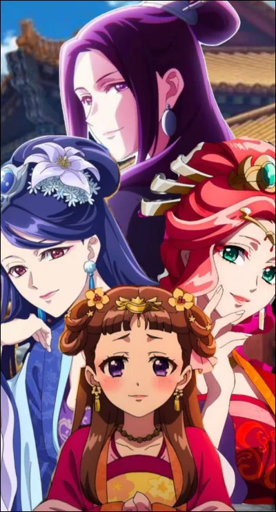 Quelles couleurs portent les concubines pour la réception d'hiver ?