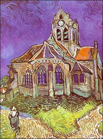 Quel peintre post-impressionniste a reprsent l'glise d'Auvers ?