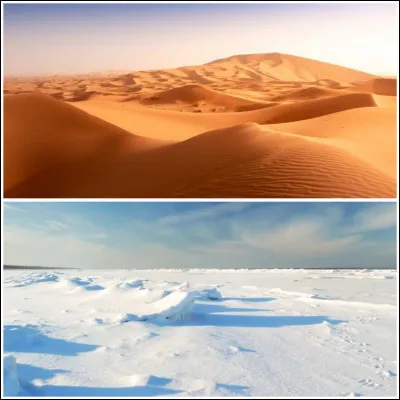 G — Géographie

Quel est le plus grand désert du monde (en superficie) ?