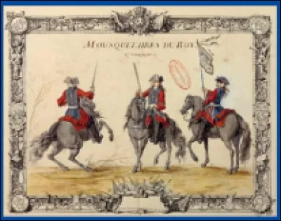 En présentation : les chevaux noirs de la ...compagnie des Mousquetaires de Mazarin.