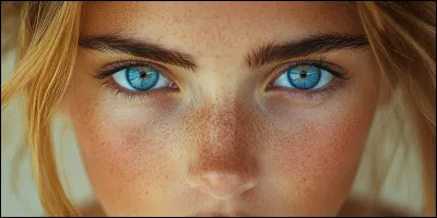 Tes yeux sont-ils bleus ?