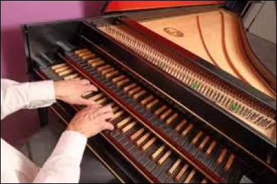 Que trouve-t-on sous les cordes du clavecin ?