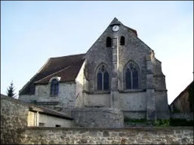 Voici l'&eacute;glise Saint-Martin, &agrave; Ormoy-Villers. Village Isarien, il se situe dans l'ex r&eacute;gion ...