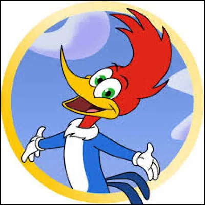 Woody Woodpecker est bien connu pour :