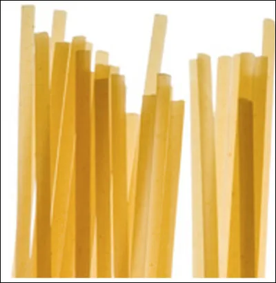 Quel est le nom de ces pâtes italiennes, larges et plates ?