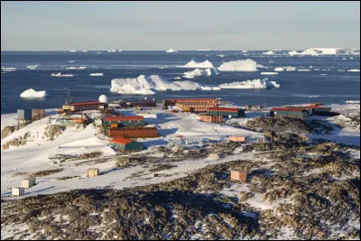 Où est située la Terre Adélie ?