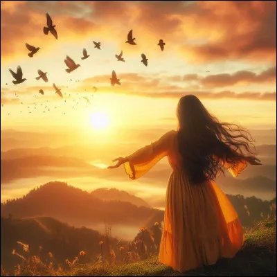 Qui chante en 1974 : "Un vol de perdreaux / Par dessus les champs / Montait dans les nuages / La forêt chantait / Le soleil brillait au bout des marécages..." ?