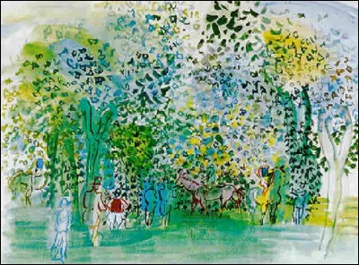 Qui a peint "Chevaux et jockeys ?