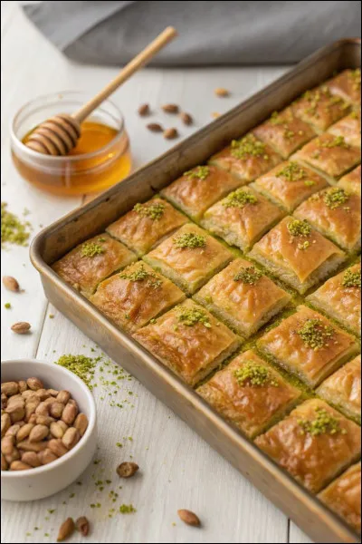 Le baklava, célèbre dessert à base de pâte filo, de miel et de fruits secs, est originaire de quel pays ?