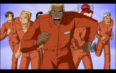 Dans quelle saison apparaît lantagoniste Frankie le Colosse, en tenue de prisonnier ?