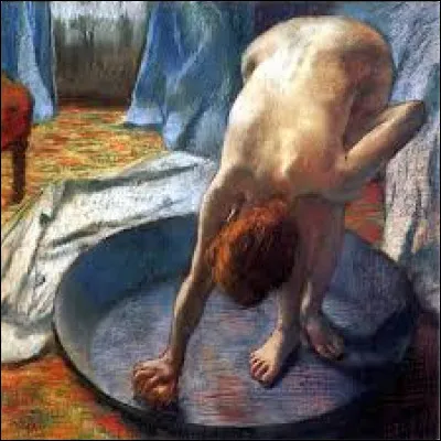 À quel peintre doit-on cette toile intitulée ''Femme à la bassine'', réalisée en 1886 ?