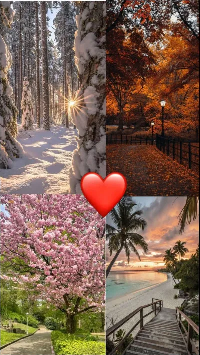 Si tu étais une saison, laquelle serais-tu ?