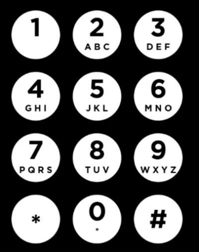 Sur ce clavier, sur combien de touches différentes devez-vous appuyer pour épeler le mot NOËL ?