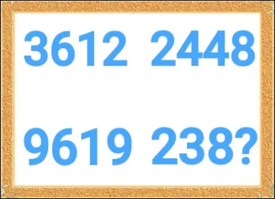 Logiquement, que devrait être le dernier chiffre de cette séquence ?