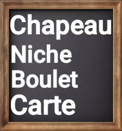 Selon la logique, quelle proposition pourrait faire partie de la liste ci-dessus ?