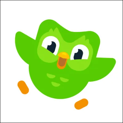 Quelle est la plateforme d�apprentissage des langues dont la mascotte est cette chouette verte ?