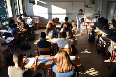 Les élèves sont en ... de français