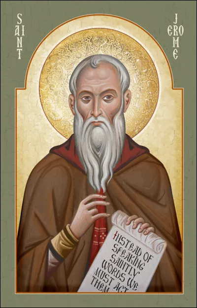 Qui a écrit une version standardisée de la Bible en Latin ?