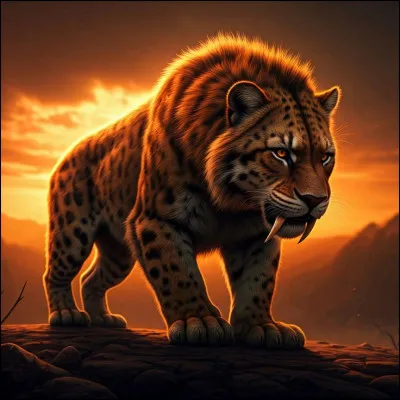 Quel autre nom donne-t-on au tigre à dents de sabre, animal disparu de la Préhistoire ?