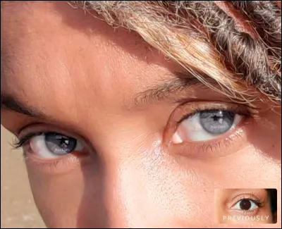 Pour commencer, quelle est la couleur de tes yeux ?