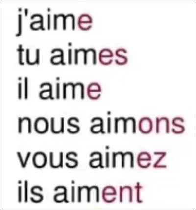 Quelle est cette conjugaison ?