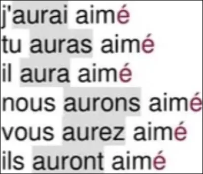 Quelle est cette conjugaison ?